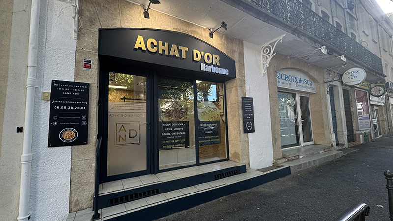 Façade Achat d'Or Narbonne